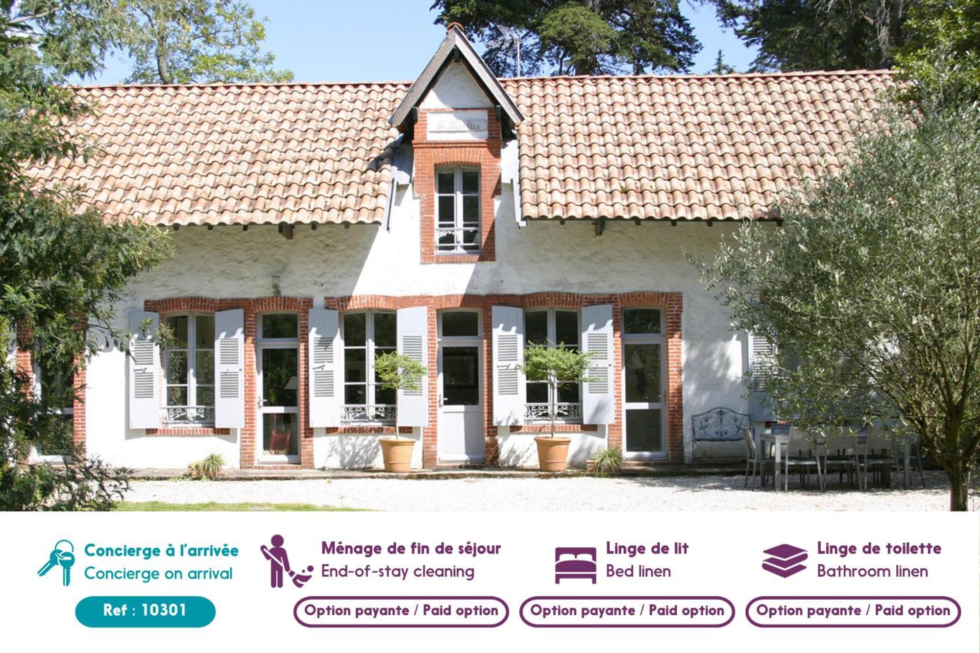 Villa Traditionnelle Pour 8 - 550M De La Plage Noirmoutier-en-l'Ile Zewnętrze zdjęcie